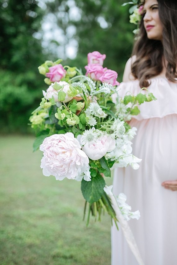 Pink garden baby shower ideas