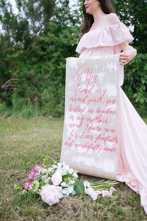 Pink garden baby shower ideas