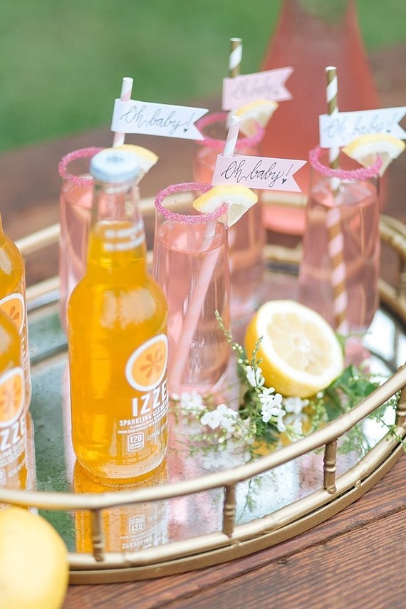 Pink garden baby shower ideas
