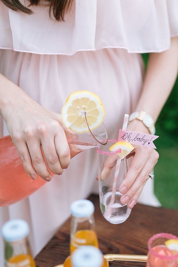 Pink garden baby shower ideas