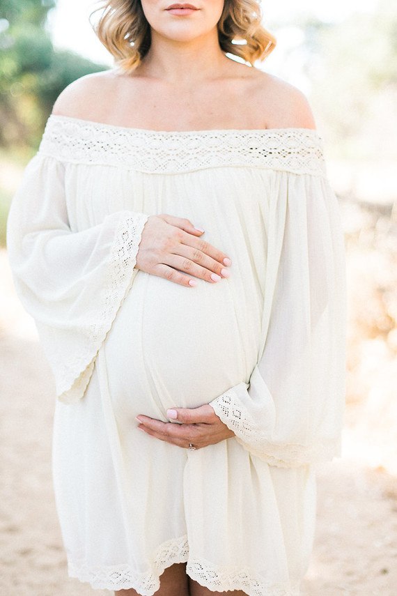 rustic outdoor maternity photos