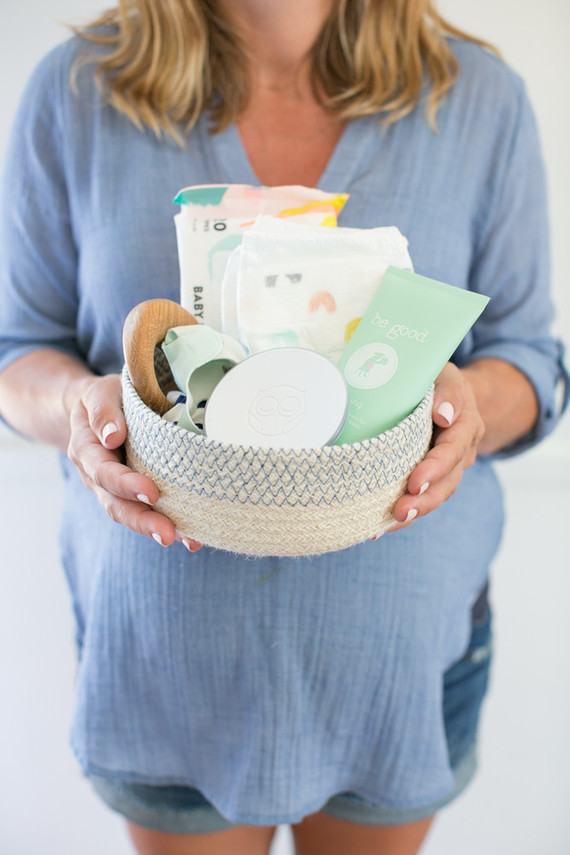 Baby welcome basket