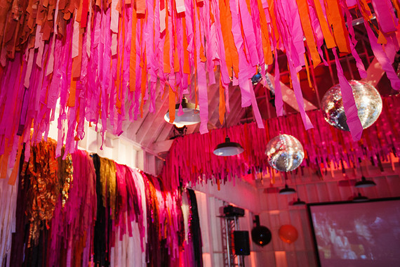 Fringe party decor