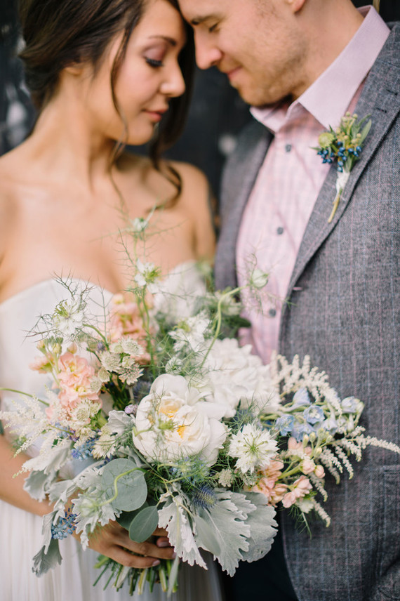Garden bridal bouquet