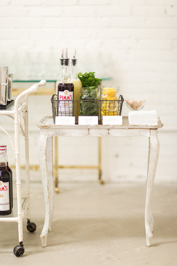 Vintage cocktail bar