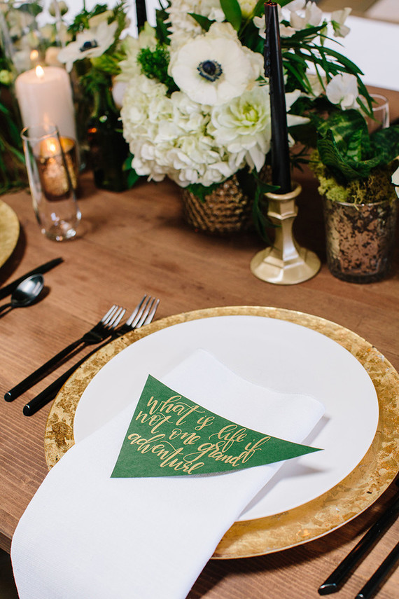 Green and white wedding ideas Inspiration