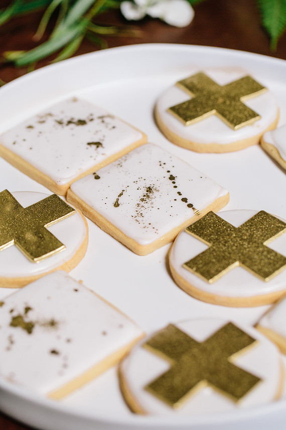 Gold cookies