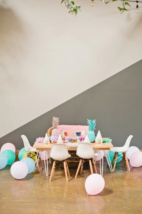 Tropical 1st birthday party