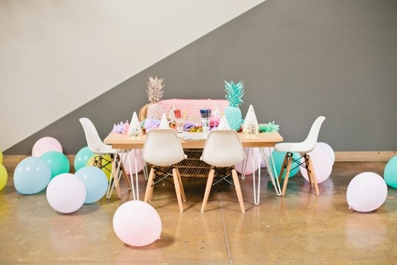 Tropical 1st birthday party