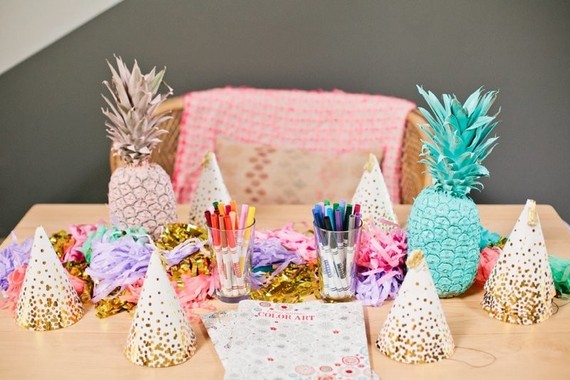 Tropical 1st birthday party