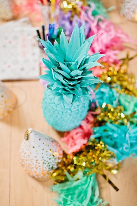painted pineapple