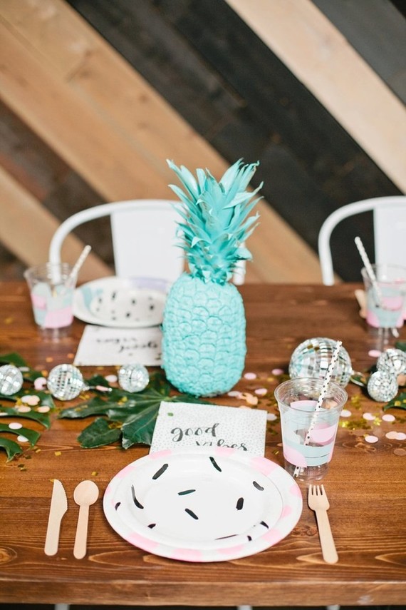 Tropical 1st birthday party