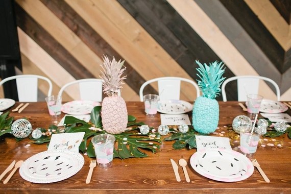 Tropical 1st birthday party