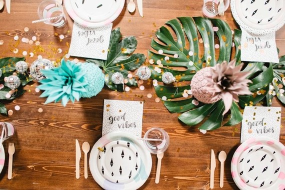 Tropical 1st birthday party