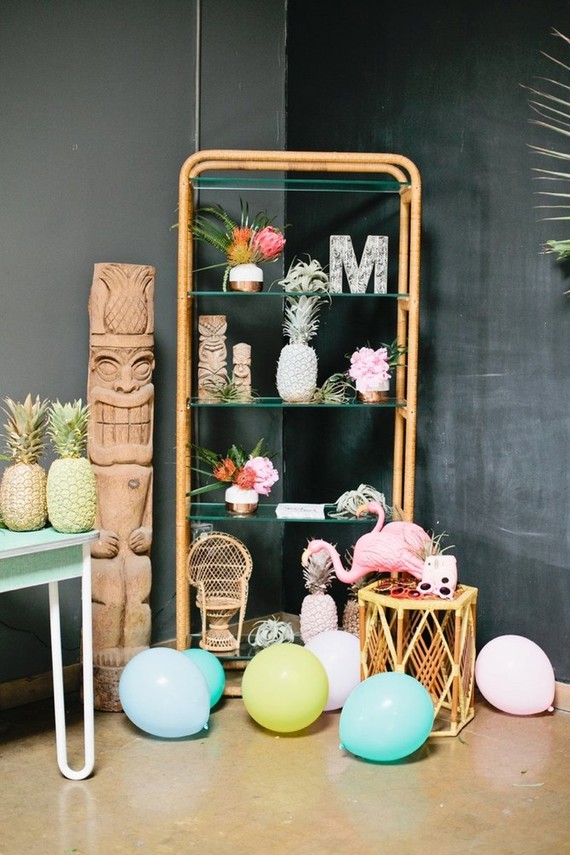 Tropical 1st birthday party