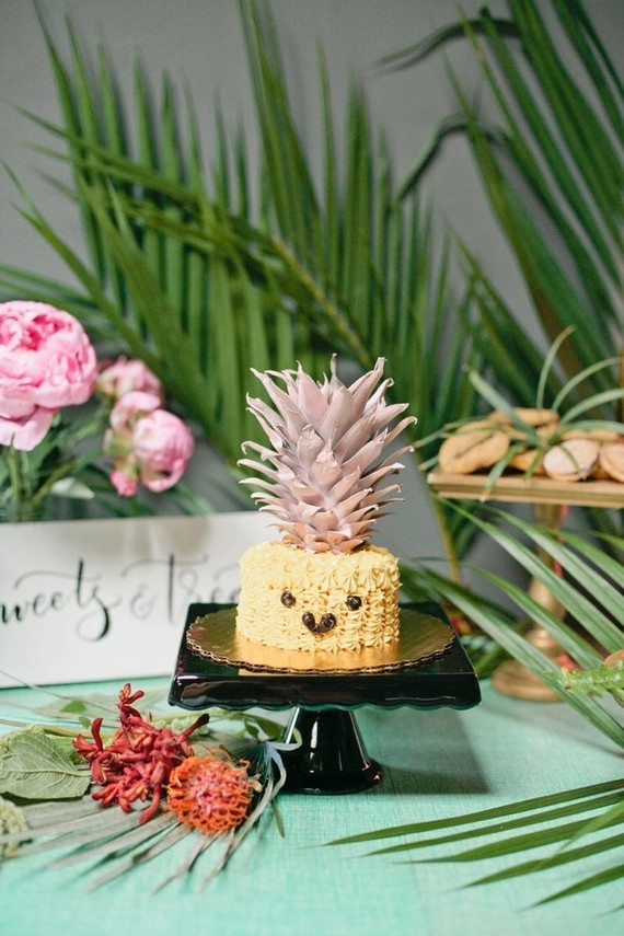 Tropical 1st birthday party