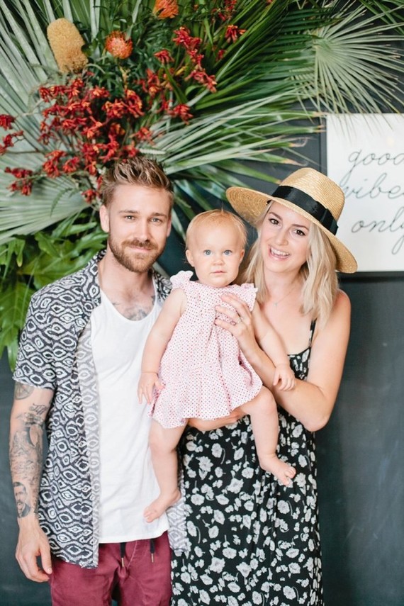 Tropical 1st birthday party