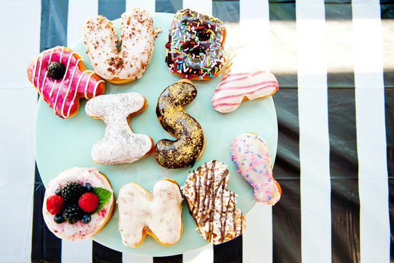 Birthday donuts