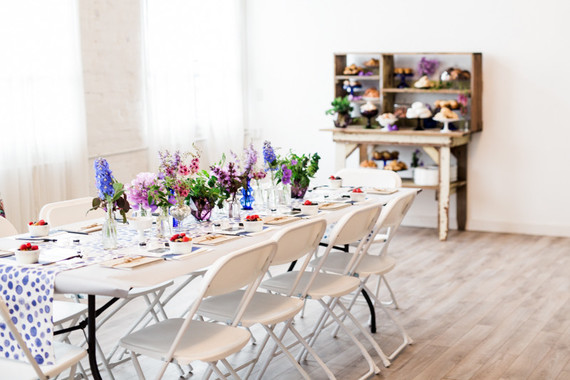 Spring brunch tablescape