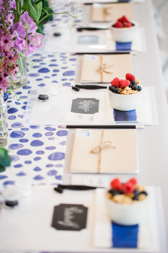 Spring brunch tablescape