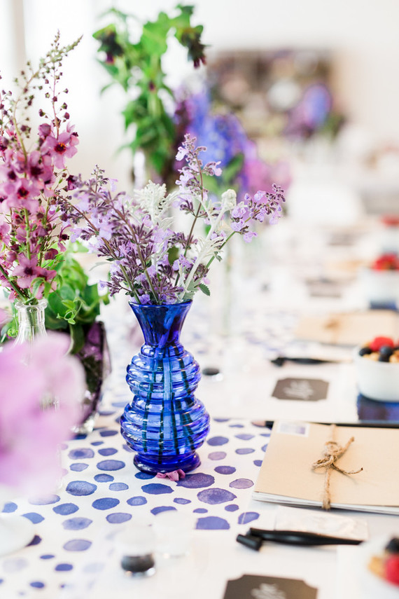Spring brunch tablescape