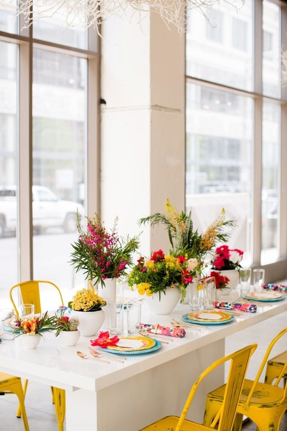 Colorful tablescape inspiration Inspiration