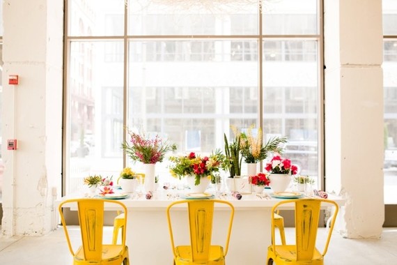 Rustic yellow chairs Inspiration