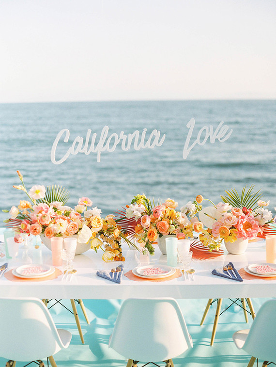 Whimsical California coast wedding inspiration