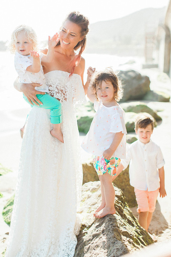 California coast wedding