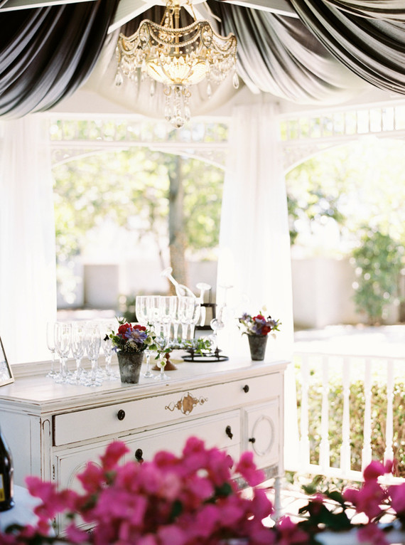 Travel themed outdoor baby shower