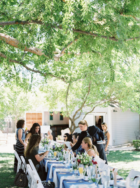 Travel themed outdoor baby shower