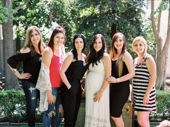 Travel themed outdoor baby shower