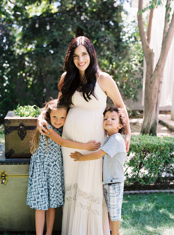 Travel themed outdoor baby shower