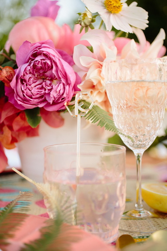 Modern garden wedding