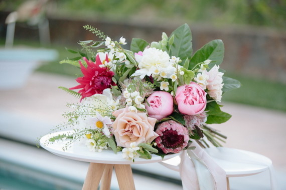 Summer bridal bouquet