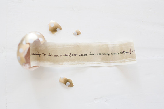 Modern black and white baby shower