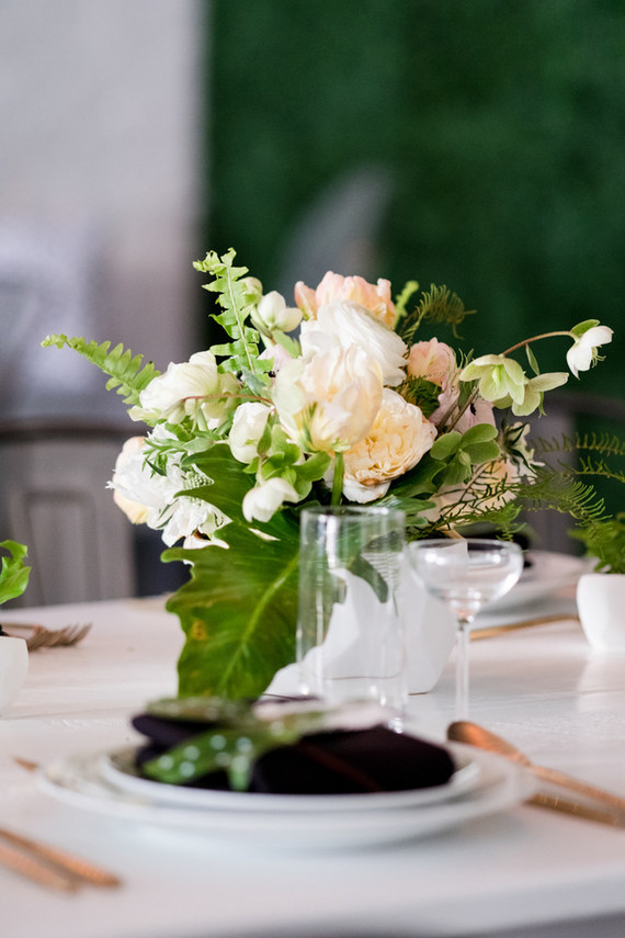 Modern black and white baby shower