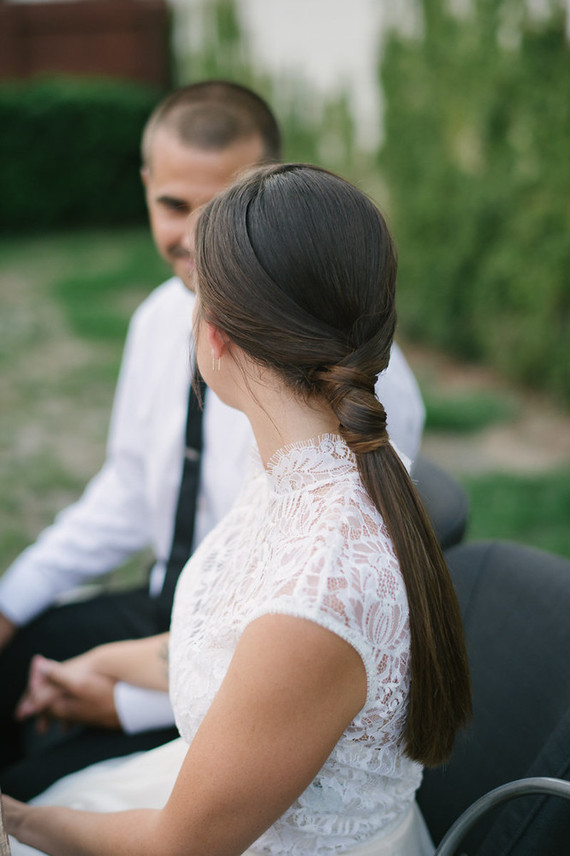 Simple modern hairstyle