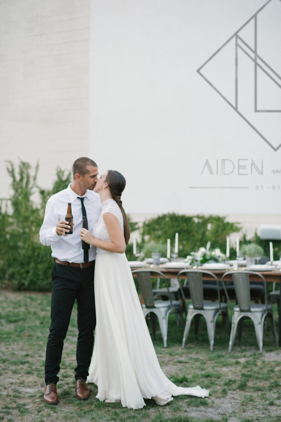 Industrial wedding inspiration Inspiration