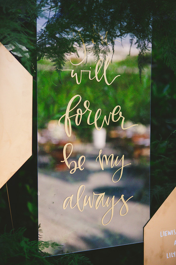 Wedding signage