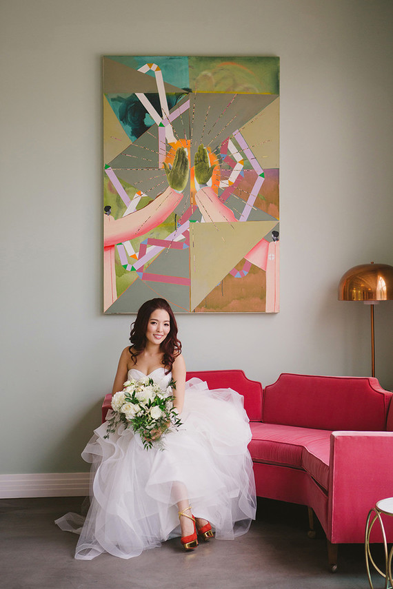 Reem Acra wedding dress