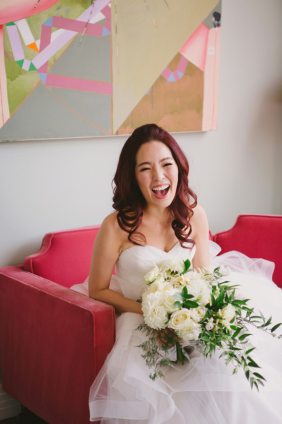 Reem Acra wedding dress