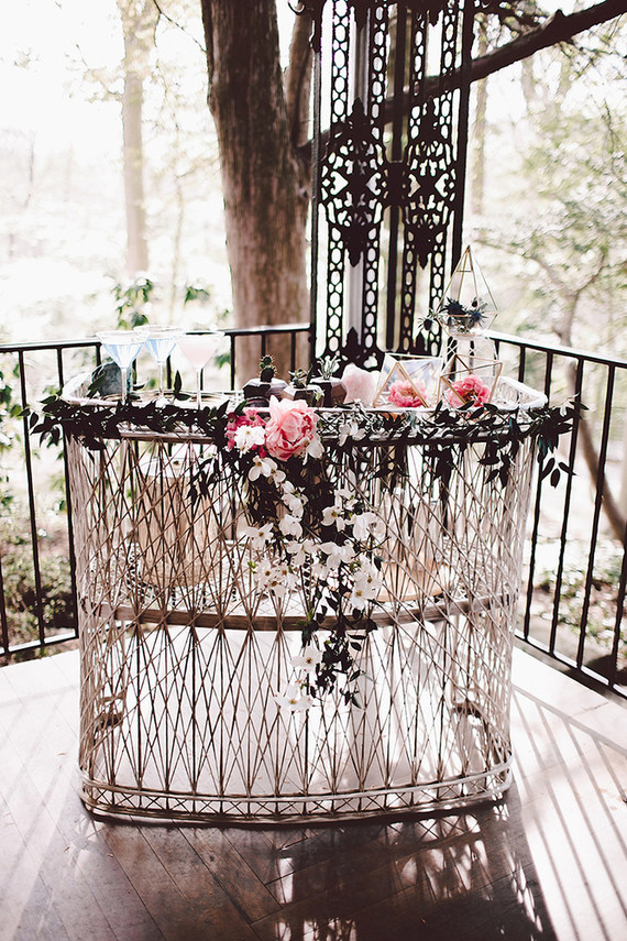 Bohemian garden wedding