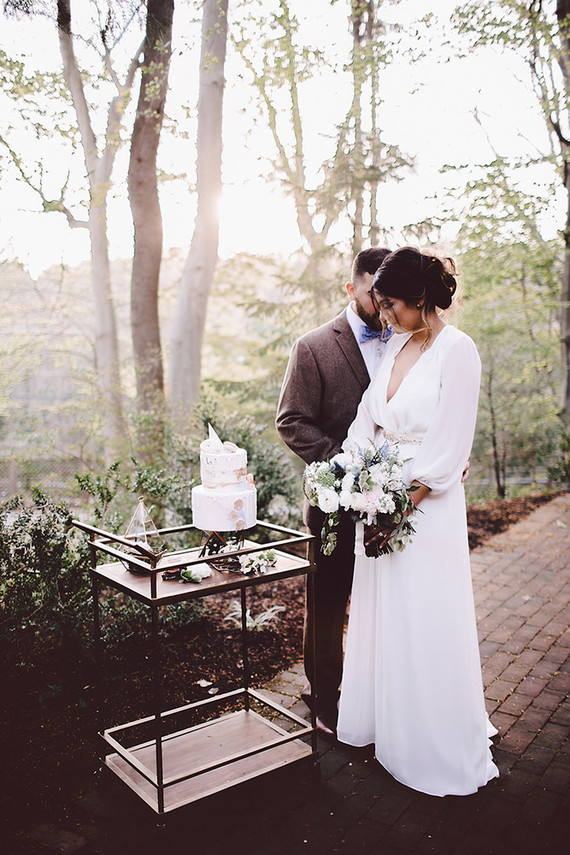 Boheimian garden wedding