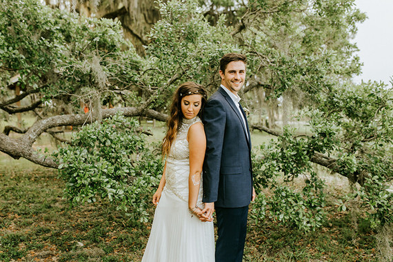 Bohemian Florida wedding