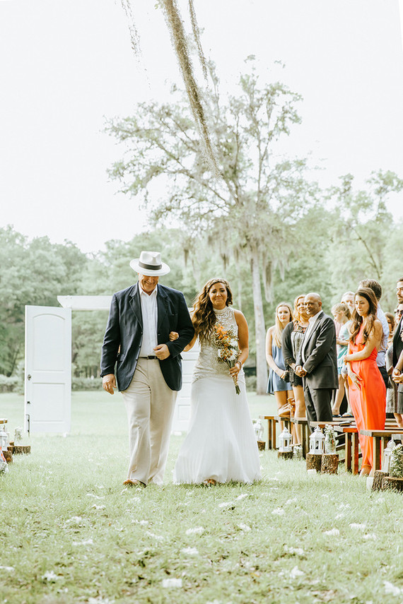 Outdoor Florida wedding