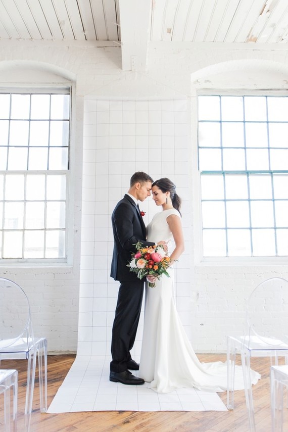 Industrial modern wedding