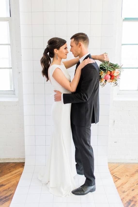 Industrial modern wedding