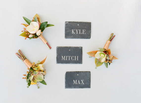 Stone escort cards Inspiration