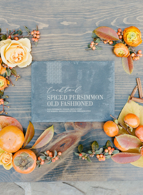 Fall wedding decor